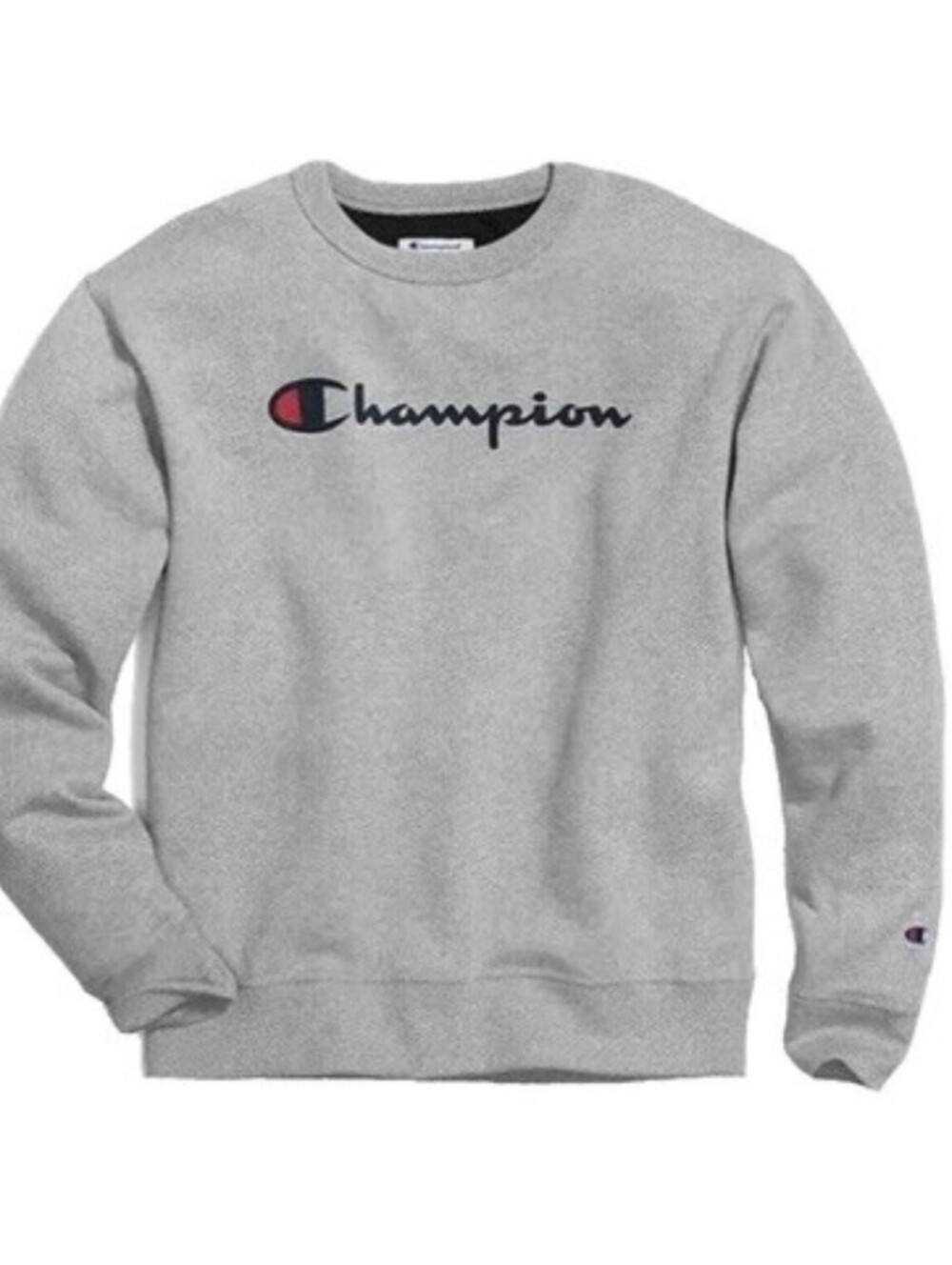 Champion Gray Logo Sweatshirt Men's Size S/Women's Size M